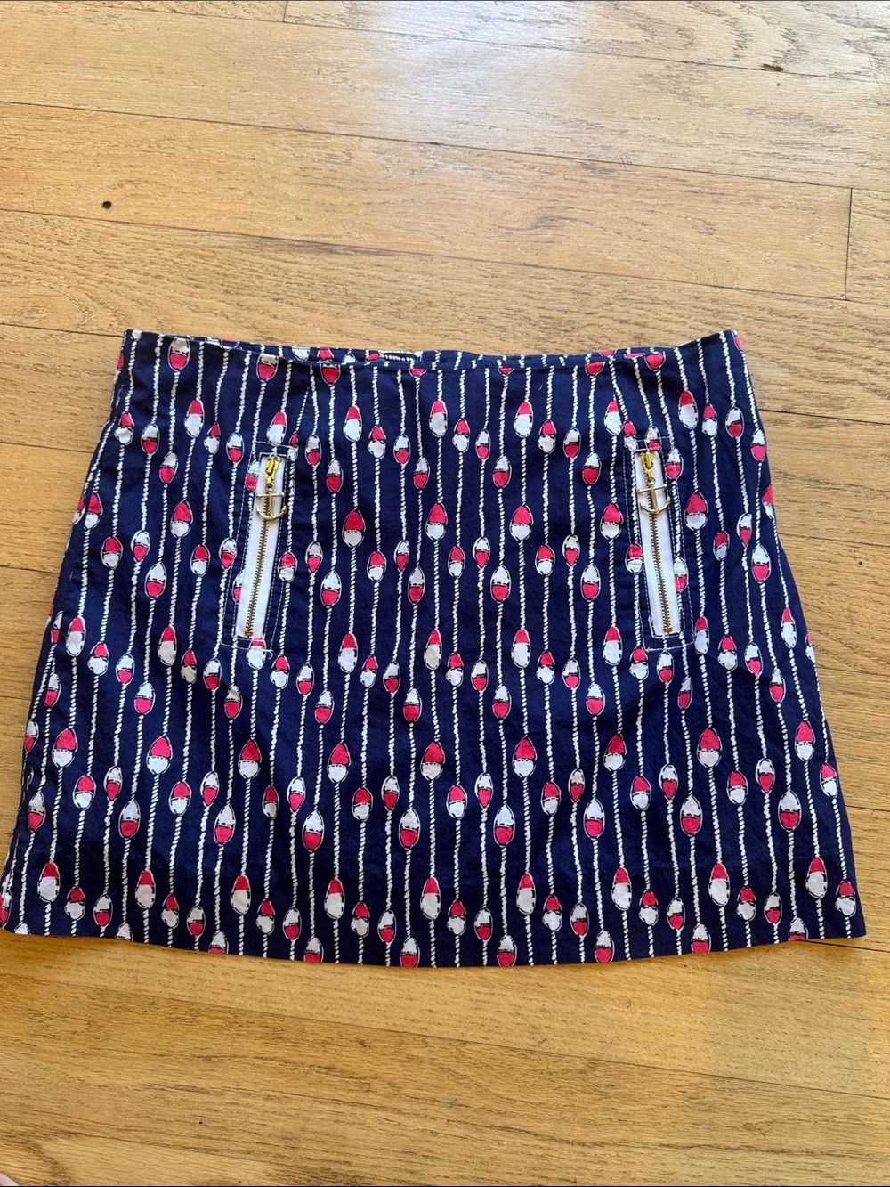 Lilly Pulitzer Navy Mini “Tate” Skirt, size 6